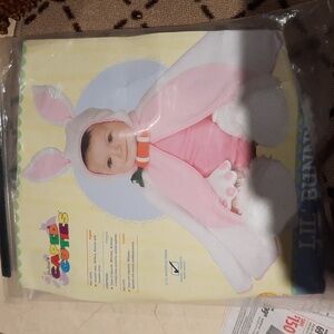 NIP EASTER 🐣 BUNNY COSTUME KIDS 3-12 MONTHS Rubie's Caped Cuties